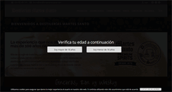 Desktop Screenshot of destileriasmartessanto.com