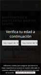 Mobile Screenshot of destileriasmartessanto.com